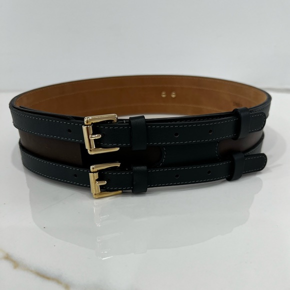 MaxMara Accessories - Max Mara brown and navy belt